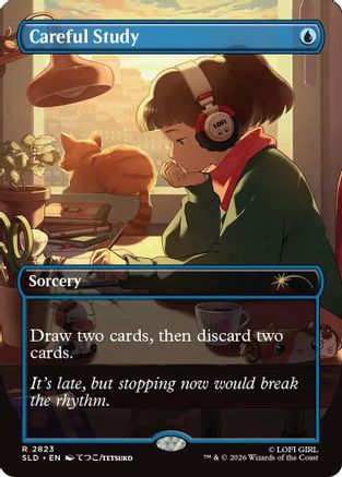 Careful Study (2823) (SLD-2823) - Secret Lair Drop Series Foil