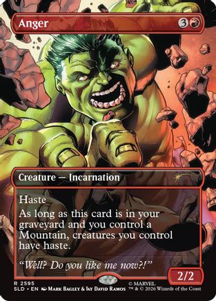Anger (2595) (SLD-2595) - Secret Lair Drop Series Foil