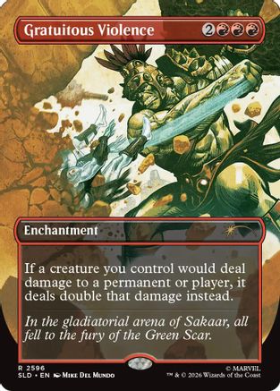 Gratuitous Violence (SLD-2596) - Secret Lair Drop Series