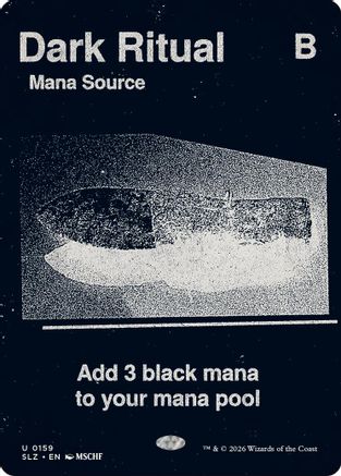 Dark Ritual (0159) (SLZ-159) - Secret Lair x MSCHF: The Zeta Set