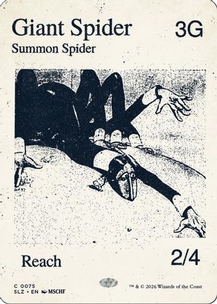 Giant Spider (0075) (SLZ-075) - Secret Lair x MSCHF: The Zeta Set