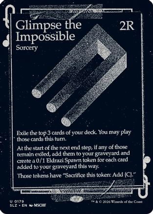 Glimpse the Impossible (0179) (SLZ-179) - Secret Lair x MSCHF: The Zeta Set