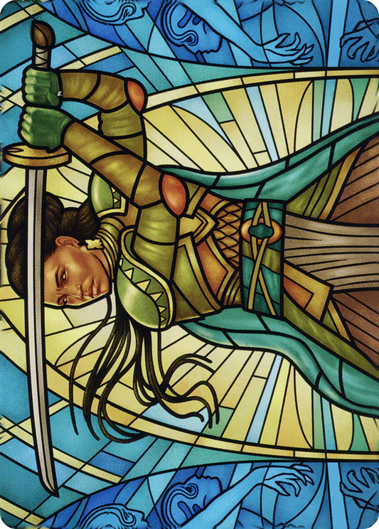Shanna, Purifying Blade // Shanna, Purifying Blade (ADMU-077) - Dominaria United Art Series (Borderless)