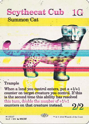 Scythecat Cub (0327) (SLZ-327) - Secret Lair x MSCHF: The Zeta Set