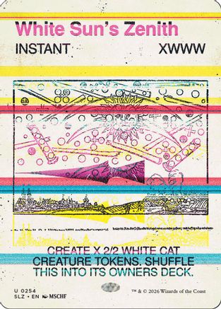 White Sun's Zenith (0254) (SLZ-254) - Secret Lair x MSCHF: The Zeta Set