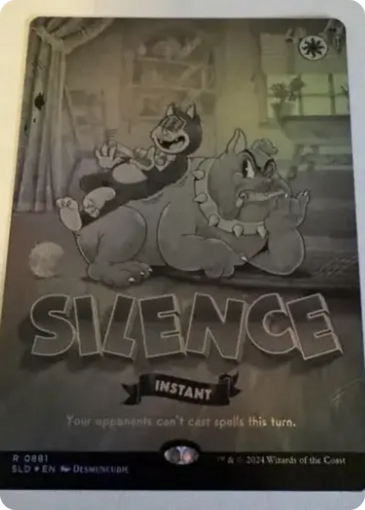 Silence (0881) (Black & White Foil) [Secret Lair Drop Series]