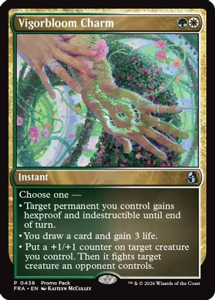 Vigorbloom Charm (PPFRA-436) - Promo Pack: Reality Fracture Foil