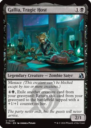 Gallia, Tragic Host (FRA-228) - Reality Fracture Foil