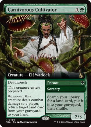 Carnivorous Cultivator (Extended Art) (FRA-100) - Reality Fracture Foil