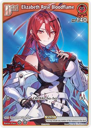 Elizabeth Rose Bloodflame (P) (hSD13-003) (hSD13-003) - hololive OFFICIAL CARD GAME Promos Foil