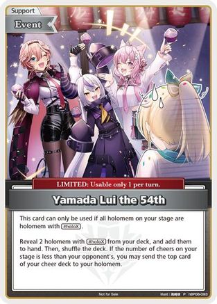 Yamada Lui the 54th (P) (hBP06-093) - hololive OFFICIAL CARD GAME Promos Foil