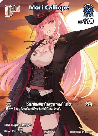 Mori Calliope (P) (hBP06-057) (Alternate Art) (hBP06-057) - hololive OFFICIAL CARD GAME Promos Foil