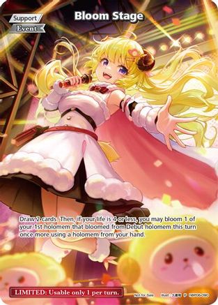 Bloom Stage (P) (hBP06-090) - hololive OFFICIAL CARD GAME Promos Foil