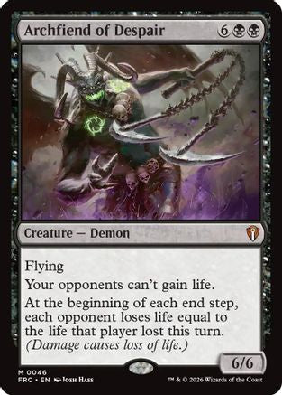 Archfiend of Despair (-046) - Commander: Reality Fracture