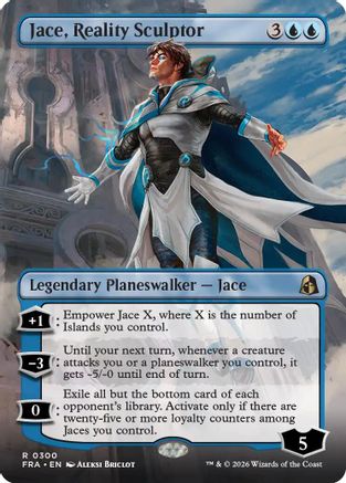Jace, Reality Sculptor (Borderless) (FRA-300) - Reality Fracture