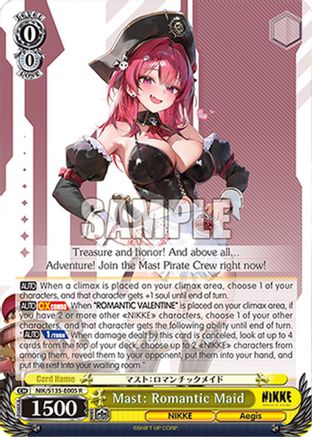 Mast: Romantic Maid (NIK/S135-E005) - GODDESS OF VICTORY: NIKKE Vol.2