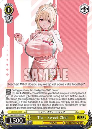 Tia - Sweet Chef (NIK/S135-E006) - GODDESS OF VICTORY: NIKKE Vol.2