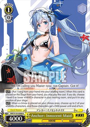Anchor: Innocent Maid (NIK/S135-E008) - GODDESS OF VICTORY: NIKKE Vol.2