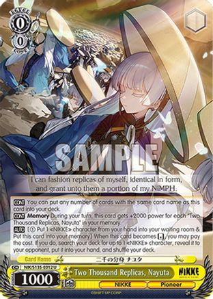 Two Thousand Replicas, Nayuta (NIK/S135-E012) - GODDESS OF VICTORY: NIKKE Vol.2
