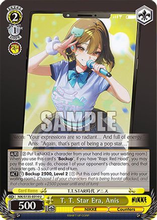 T. T. Star Era, Anis (NIK/S135-E014) - GODDESS OF VICTORY: NIKKE Vol.2