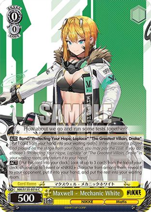 Maxwell - Mechanic White (NIK/S135-E016) - GODDESS OF VICTORY: NIKKE Vol.2