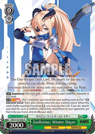 Guillotine: Winter Slayer (NIK/S135-E032) - GODDESS OF VICTORY: NIKKE Vol.2