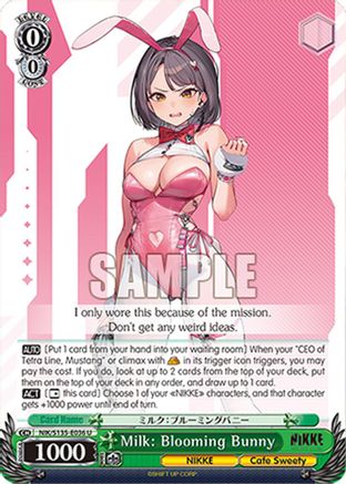Milk: Blooming Bunny (NIK/S135-E036) - GODDESS OF VICTORY: NIKKE Vol.2
