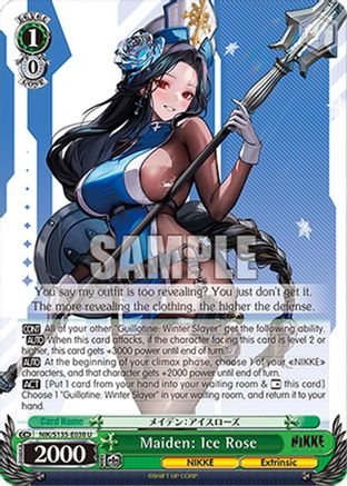 Maiden: Ice Rose (NIK/S135-E038) - GODDESS OF VICTORY: NIKKE Vol.2