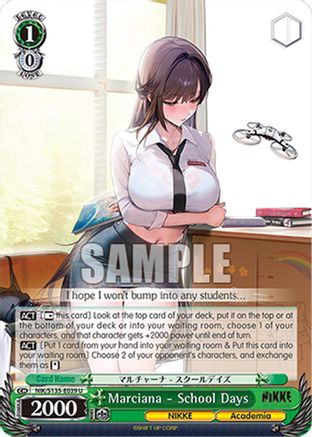 Marciana - School Days (NIK/S135-E039) - GODDESS OF VICTORY: NIKKE Vol.2