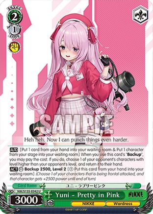 Yuni - Pretty in Pink (NIK/S135-E042) - GODDESS OF VICTORY: NIKKE Vol.2
