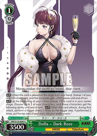 Dolla - Dark Rose (NIK/S135-E047) - GODDESS OF VICTORY: NIKKE Vol.2