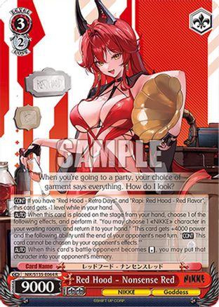 Red Hood - Nonsense Red (NIK/S135-E064) - GODDESS OF VICTORY: NIKKE Vol.2