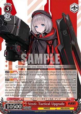 Vesti: Tactical Upgrade (NIK/S135-E065) - GODDESS OF VICTORY: NIKKE Vol.2