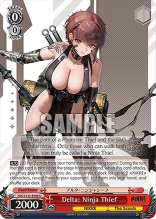 Delta: Ninja Thief (NIK/S135-E068) - GODDESS OF VICTORY: NIKKE Vol.2