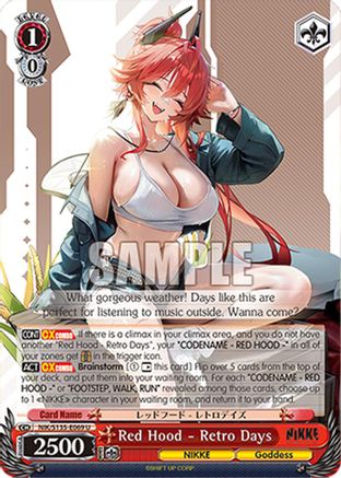 Red Hood - Retro Days (NIK/S135-E069) - GODDESS OF VICTORY: NIKKE Vol.2