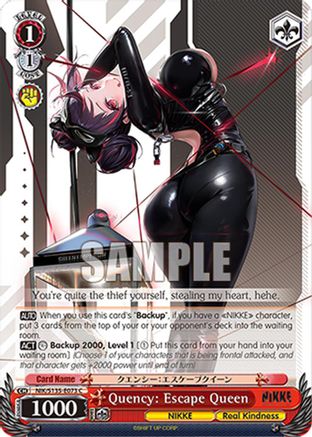 Quency: Escape Queen (NIK/S135-E073) - GODDESS OF VICTORY: NIKKE Vol.2