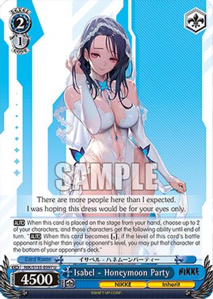 Isabel - Honeymoon Party (NIK/S135-E097) - GODDESS OF VICTORY: NIKKE Vol.2