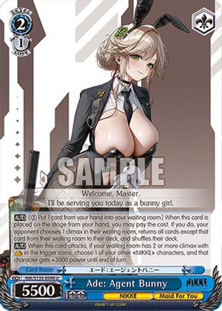 Ade: Agent Bunny (NIK/S135-E098) - GODDESS OF VICTORY: NIKKE Vol.2