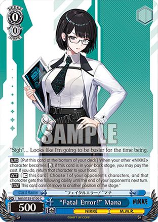 "Fatal Error!" Mana (NIK/S135-E100) - GODDESS OF VICTORY: NIKKE Vol.2