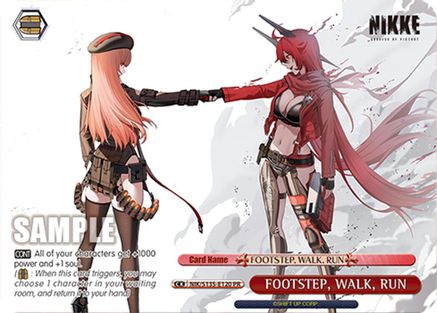 FOOTSTEP, WALK, RUN (PR) (NIK/S135-E120) - GODDESS OF VICTORY: NIKKE Vol.2