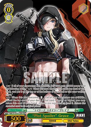 "Plot Spoiler" Grave (PR) (NIK/S135-E129S) - GODDESS OF VICTORY: NIKKE Vol.2