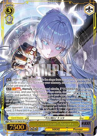 "Asceticism" Nayuta (SR) (NIK/S135-E002S) - GODDESS OF VICTORY: NIKKE Vol.2