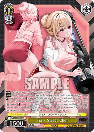 Tia - Sweet Chef (SR) (NIK/S135-E006S) - GODDESS OF VICTORY: NIKKE Vol.2