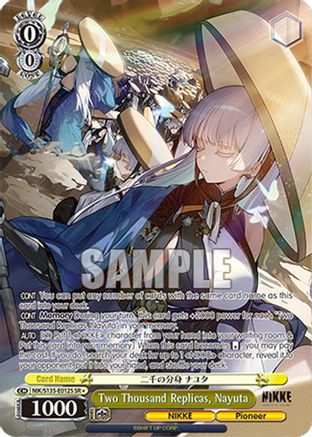 Two Thousand Replicas, Nayuta (SR) (NIK/S135-E012S) - GODDESS OF VICTORY: NIKKE Vol.2