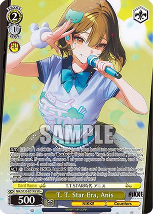 T. T. Star Era, Anis (SR) (NIK/S135-E014S) - GODDESS OF VICTORY: NIKKE Vol.2