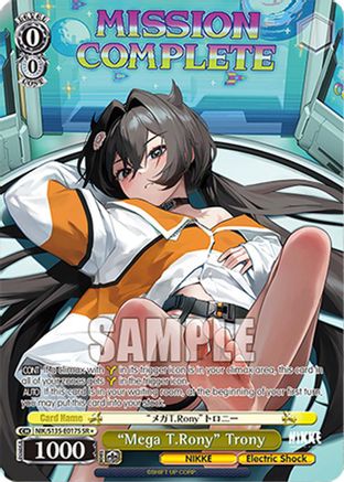"Mega T.Rony" Trony (SR) (NIK/S135-E017S) - GODDESS OF VICTORY: NIKKE Vol.2