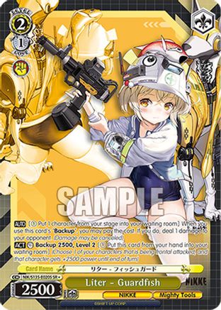 Liter - Guardfish (SR) (NIK/S135-E020S) - GODDESS OF VICTORY: NIKKE Vol.2