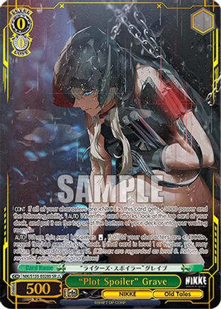 "Plot Spoiler" Grave (SR) (NIK/S135-E028S) - GODDESS OF VICTORY: NIKKE Vol.2