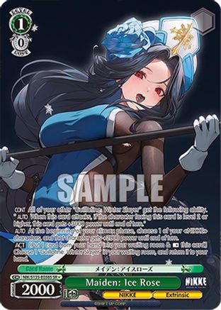 Maiden: Ice Rose (SR) (NIK/S135-E038S) - GODDESS OF VICTORY: NIKKE Vol.2