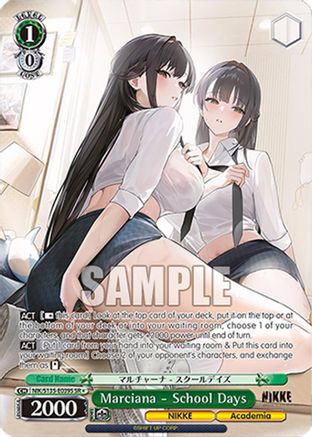 Marciana - School Days (SR) (NIK/S135-E039S) - GODDESS OF VICTORY: NIKKE Vol.2